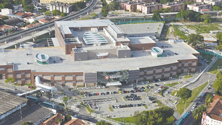 Visão aérea do Shopping da Parangaba